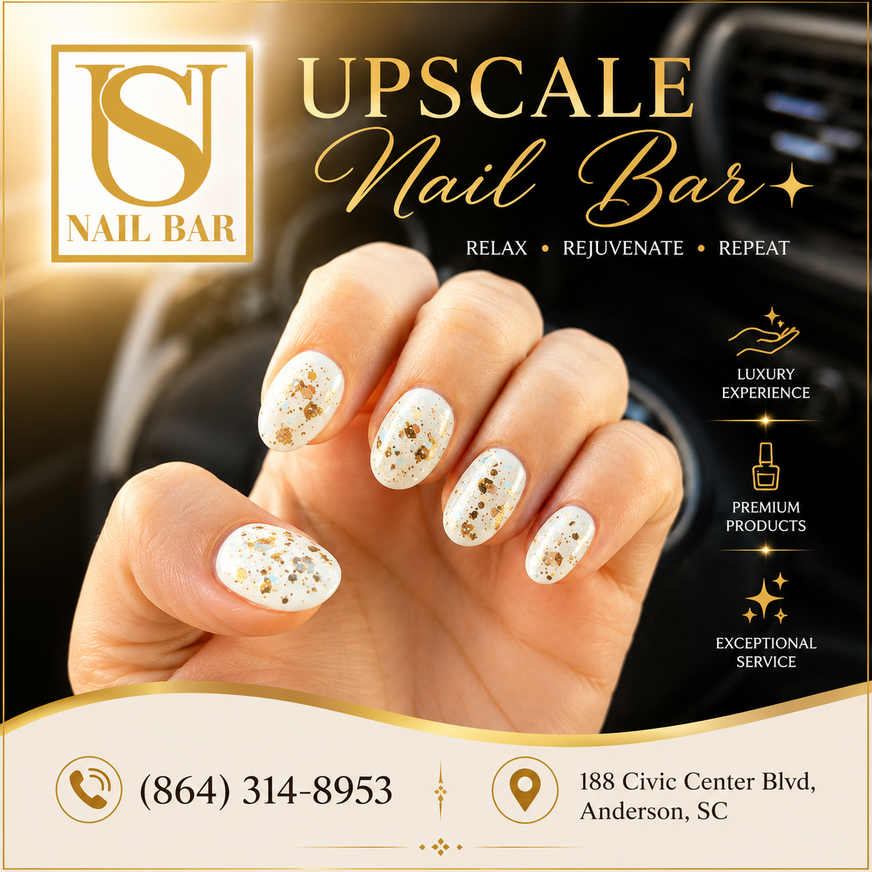 Upscale Nail Bar nail photo 1